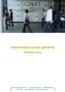 diabetes typ 2 - CHdN - Centre Hospitalier du Nord