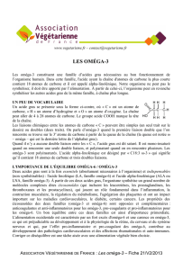 Fiche oméga-3 version 2/2013 - Association Végétarienne de France