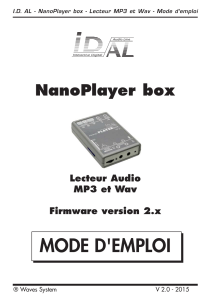 NanoPlayer box - Manuel - ID-AL