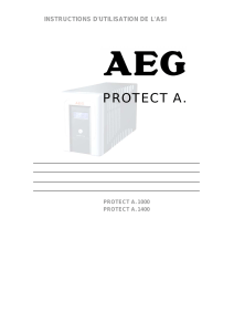 Manual PROTECT A.1000/A.1400 (FR)
