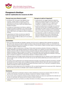 2016 résumé 3.02 : Changement climatique